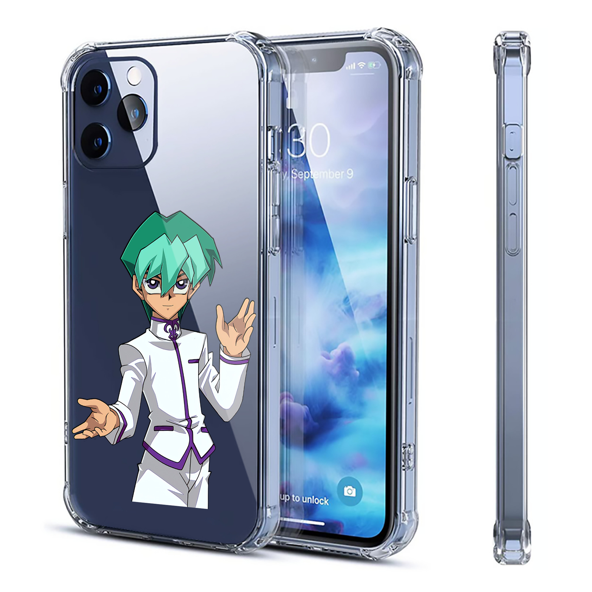 （画像用） 遊☆戯☆王 Yu-Gi-Oh! 【iPhone 12シリーズ対応】透明スマホケース（クリアソフトケース）